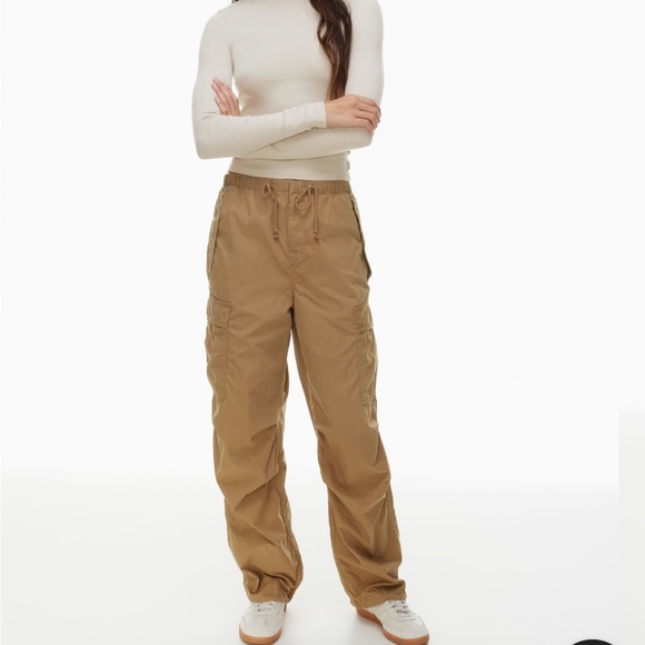 Aritzia orange parachute pants - Picture 2 of 3